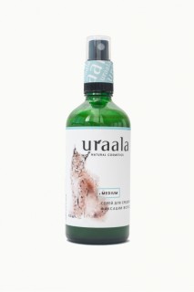 Натуральный спрей-лак для средней фиксации прически 50 мл.