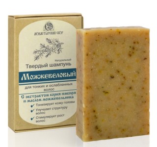 Твердый шампунь "Можжевеловый" для ослабленных волос