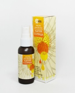 Масло для волос «Капля Солнца», активный рост и защита от выпадения Масло для волос «Капля Солнца»