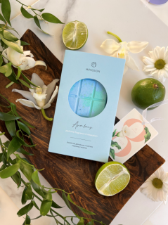 Бомбочка-плитка для ванны "Лазурный бриз"