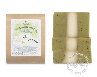 Твердое детское мыло Киви Твердое детское мыло Киви