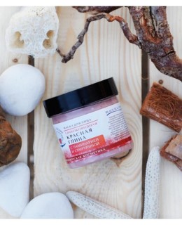 Красная глубоководная глина с водорослями спирулина и ламинария